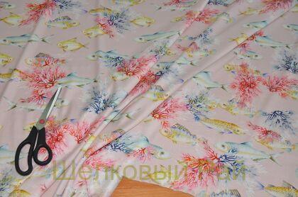 Крепдешин шелковый "Dolce&Gabbana" (д-66)