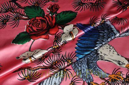 Шелк плотный атласный "Gucci" (д-871)