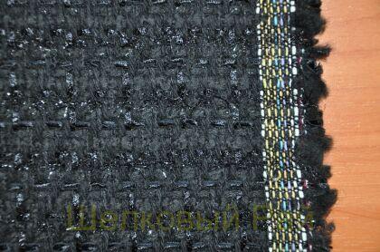 Шерсть черная "CHANEL" (д-1013)