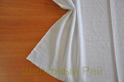 Батист стрейч белый