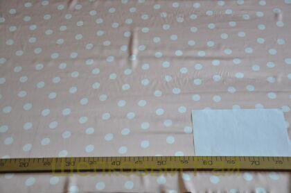 Шелк атласный стрейч горох (д-1203)