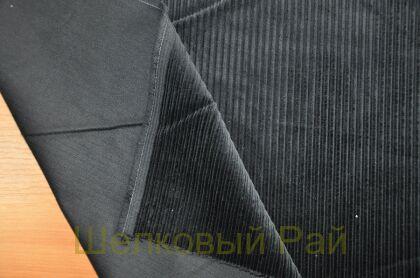 Вельвет черный (д-1191)