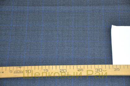 Шерсть костюмная в клетку (д-1032)