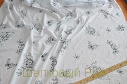 Вышивка на хлопке "Monnalisa" (д-206)