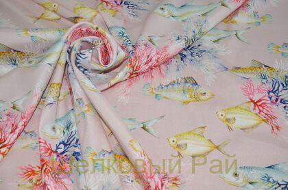 Крепдешин шелковый "Dolce&Gabbana" (д-66)