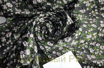 Ткань жаккард с цветами "Blugirl" (д-1470)