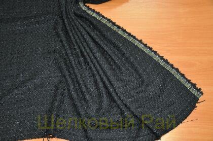 Шерсть черная "CHANEL" (д-1013)