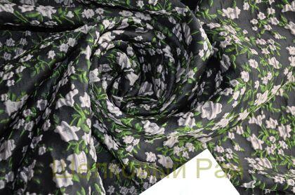 Ткань жаккард с цветами "Blugirl" (д-1470)