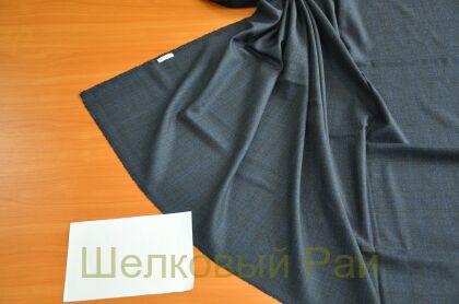 Шерсть костюмная в клетку (д-1032)