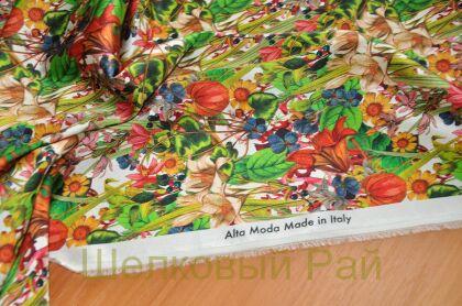 Шелк атласный "Alberta Ferretti" (д-76)