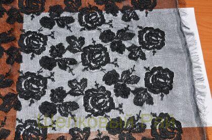 Шелк с вышивкой "Mariella Burani" (а-20)