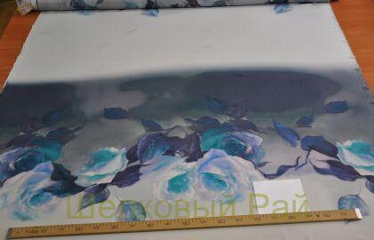 Крепдешин шелк "Armani" Купон (д-1208)