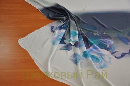 Крепдешин шелк "Armani" Купон (д-1208)