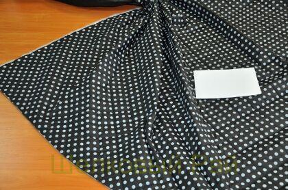 Курточная ткань стеганная в горошек (д-1325)