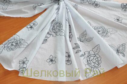 Вышивка на хлопке "Monnalisa" (д-206)