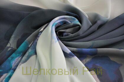 Крепдешин шелк "Armani" Купон (д-1208)