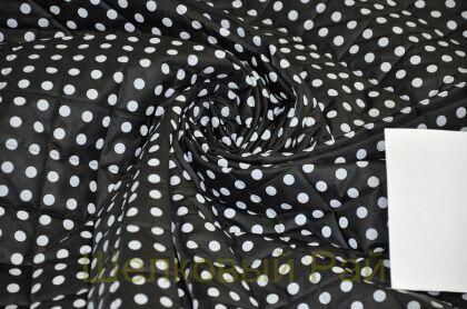 Курточная ткань стеганная в горошек (д-1325)