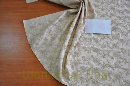 Хлопок стрейч кордовая вышивка (д-11)