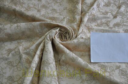 Хлопок стрейч кордовая вышивка (д-11)