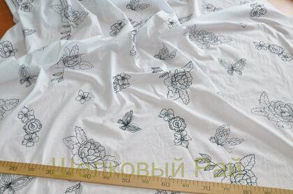 Вышивка на хлопке "Monnalisa" (д-206)