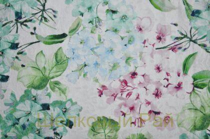 Жаккард гортензии от Dolce&Gabbana (д-936)