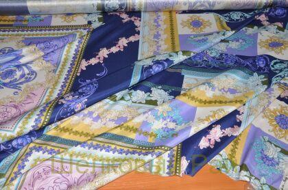 Крепдешин шелк "Versace" (д-729)