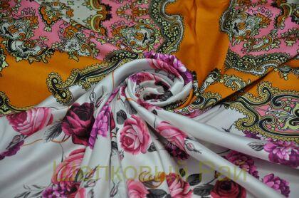 Шелк стрейч атлас "Etro" (а-62)