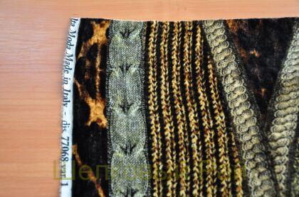 Бархат шелковый "Roberto Cavalli" (д-1276)