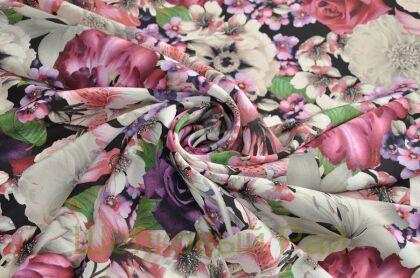 Крепдешин шелковый "Blumarine" (д-109)