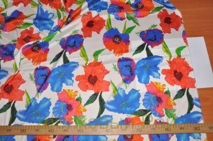 Крепдешин стрейч натуральный (д-846)