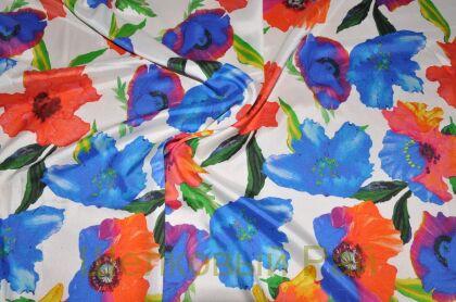 Крепдешин стрейч натуральный (д-846)