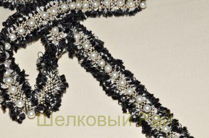 Тесьма для отделки черная (д-897)