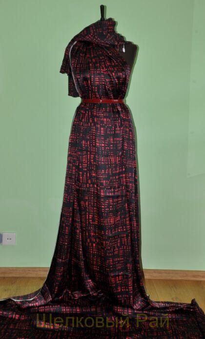 Шелк атласный "Prada" (ж-131)