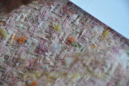 Твид розовый "Chanel" (д-1471)