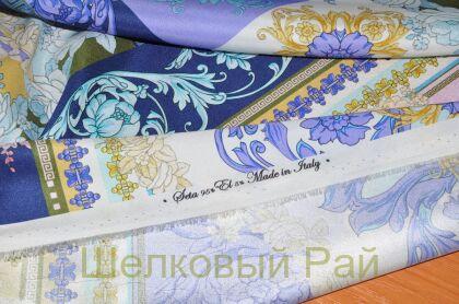 Крепдешин шелк "Versace" (д-729)