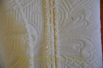 Тесьма сливочного цвета с люрексом "Chanel" 1,5 см (д-1447)