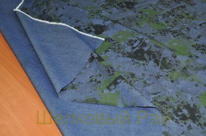 Рубашечная джинсовая ткань "R.Cavalli" (д-180)