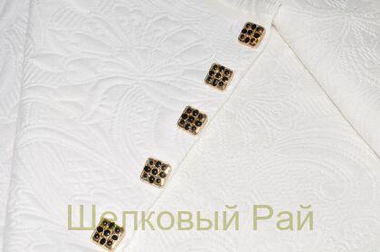 Пуговица квадратная черная (д-932)