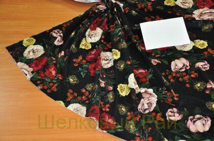 Хлопковый бархат стрейч "Dolce&Gabbana" (д-1312)