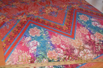 Шелк крепдешин купон (д-816)