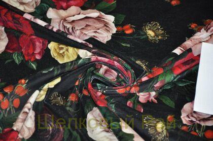 Хлопковый бархат стрейч "Dolce&Gabbana" (д-1312)