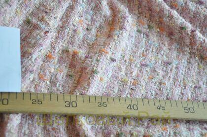 Твид розовый "Chanel" (д-1471)