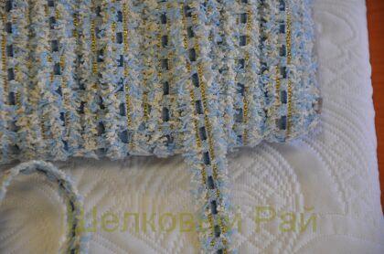 Тесьма голубая "Chanel" 1,5 см (д-1450)