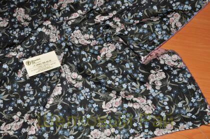 Ткань жаккард мелкие цветы "Giambattista Valli" (д-686)