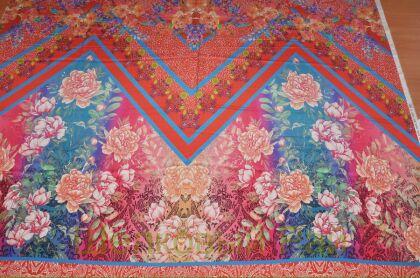 Шелк крепдешин купон (д-816)