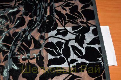 Ткань бархат деворе (д-831)