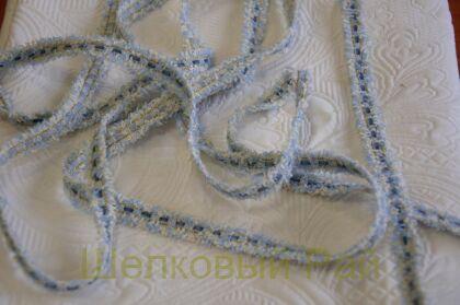 Тесьма голубая "Chanel" 1,5 см (д-1450)