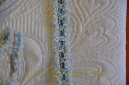 Тесьма голубая "Chanel" 1,5 см (д-1450)