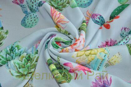 Вискоза кактусы "Blugirl" (д-207)