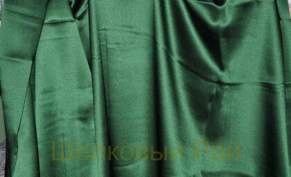 Шелк атласный цвет зеленый (е-14)